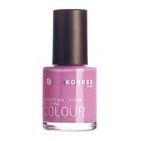 korres nail polish care myrrh oligoelements nail colour 25 lilac 10ml