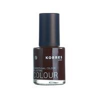 Korres Nail Polish & Care Myrrh & Oligoelements Nail Colour 69 Dark Brown