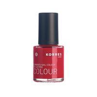 korres nail polish care myrrh oligoelements nail colour 48 coral red