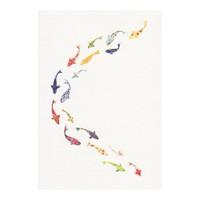 Koi Carp Swirl Card