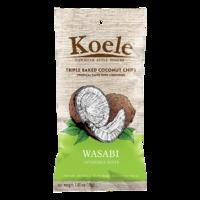 Koele Baked Coconut Chips Wasabi 30g - 30 g