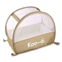 Koo-di Pop Up Travel Cot Bubble Cafe Creme, Brown