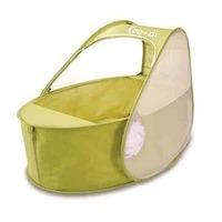 koo di pop up baby travel bassinette lemon lime green