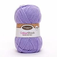 korbond dk colour shock acrylic yarn lilac 406803