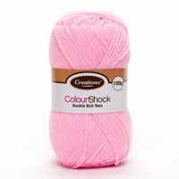 korbond dk colour shock acrylic yarn just pink 406804