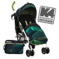 Koochi Speedstar Stroller-Green Hyperwave (New)