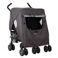 Koo-di Keep Us Dry Stroller Rain Cover-Grey