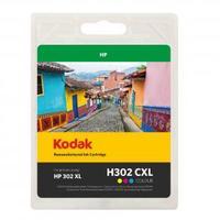 Kodak Remanufactured HP302XLF6U67AE Colour H302CXL Inkjet Printer Ink