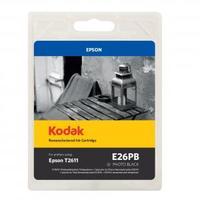 kodak remanufactured epson t2611 photo black e26pb inkjet printer ink