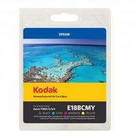 kodak remanufactured epson t1806 bcmy multipack e1806 inkjet printer