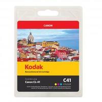 kodak remanufactured canon cl 41 cmy colour c41 inkjet printer ink