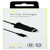 Kondor Micro USB Black In Car Charger 8600BCC2A