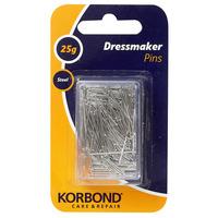 Korbond Dressmaker Pins 25g 238305