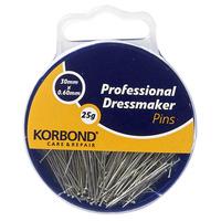 Korbond Dressmaker Pins 25g 238411