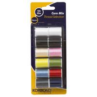 Korbond Core Mix Thread Selection Pack of 12 x 32 238366