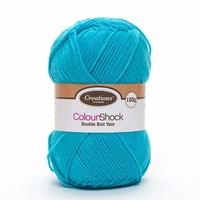 korbond dk colour shock acrylic yarn turquoise 406807