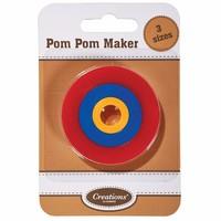 korbond pom pom maker 3 sizes 406761