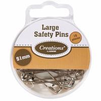 Korbond Large Safety Pins 15pcs 406757