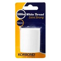 korbond 1000m white thread 406844