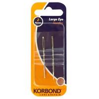 Korbond Large Eyed Needles 2pcs 406683