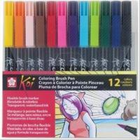 Koi Colouring 12 Brush Pen Set 260517