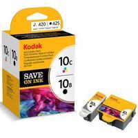 kodak 10b10c black colour inkjet cartridges pack of 2 3949948