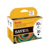 kodak 30b30c black colour inkjet cartridges pack of 2 8039745