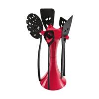 Koziol Koziol Meeting Point Utensil Stand Red/Black