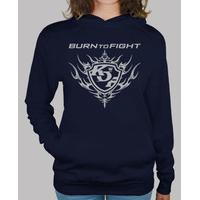 kof burn to fight (gray) jersey girl