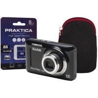 kodak pixpro fz53 camera plus 8gb card and case