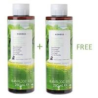 Korres Basil Lemon Shower Gel - Double Pack 250ml + 250ml FREE
