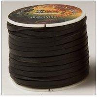 Kodiak Lace 5/32 x 50 Ft. (4.0mm x 15.2 M) Black By Tandy Leather # 5075-01 By