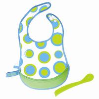 Koo-Di Travel Bib & Spoon Retro Circles