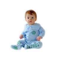 Koo-Di Creeper Crawler Grip Suit 6-9 Months Blue