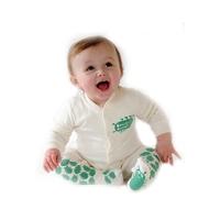 Koo-Di Creeper Crawler Grip Suit 6-9 Months Cream