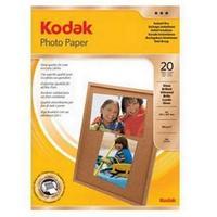 Kodak (A4) Gloss Photo Paper 165gsm - 1 x Pack of 20 Sheets