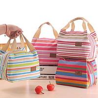 Korean Factory Outlets I Stripe Thicker Insulation Bag Lunch Bag Lunch Bags Portable Insulation Boxes Custom Pack