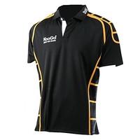 KOOGA teamwear piped match shirt junior [black/yellow]-Small Junior