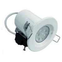 Kosnic LED White 7.5w Dim Fire Rated Downlight 3000k - KFDL7.5DIM/FS30-WH