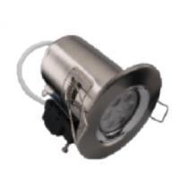 Kosnic LED Brush nickel 7.5w Fire Rated Downlight 6500k - KFDL7.5/FS65-BN