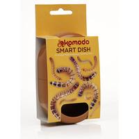 Komodo Smart Dish Mealworm Holder Brown