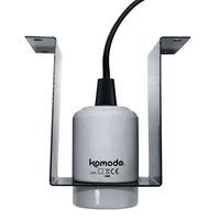 Komodo Ceramic ES Lamp Fixt and Mtg Bkt