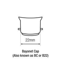 kosnic 5w reon led gls warm white bcb22