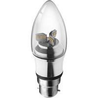 Kosnic 4W KTC Non-Dimmable Candle Clear LED - Warm White (B22)