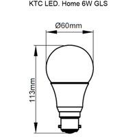 kosnic 6w ktc led gls