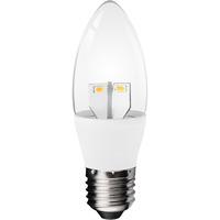 Kosnic 3W Reon LED Clear Candle - Warm White ES/E27
