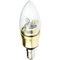 Kosnic 5.5W KTC Dimmable LED Candle - Brass SBC/B15