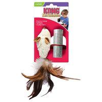 KONG Feather Mouse with Catnip - 1 Toy