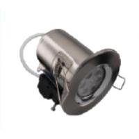 kosnic led brush nickel 75w fire rated downlight 3000k kfdl75fs30 bn