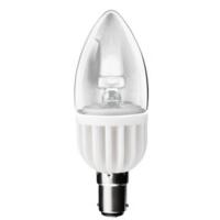 Kosnic 3w LED Candle SBC Cap - KLED03CND/B15-CLR-N30